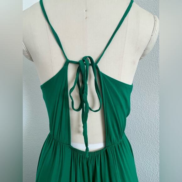 Dixie- Italian Brand Summer Maxi Dress with Circle Skirt size S - Picture 3 of 7